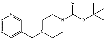 N-BOC-4 -((吡啶-3-基)甲基)哌嗪, 150812-36-5, 结构式