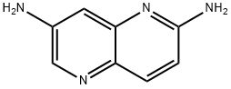 1,5-萘啶-2,7-二胺 结构式