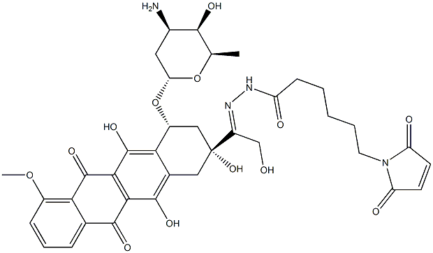 doxorubicin(6-maleimidocaproyl)hydrazone Structure