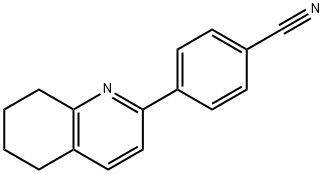 4-(5,6,7,8-Tetrahydroquinolin-2-yl)benzonitrile Struktur