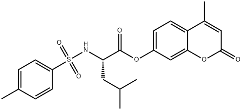 4-Methyl-2-oxo-2H-chroMen-7-yl tosyl-L-leucinate Struktur