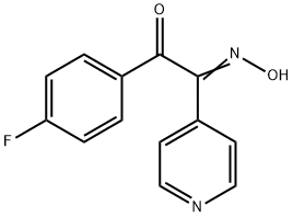 (E)-1-(4-氟苯基)-2-(羟基氨基)-2-(吡啶-4-基)乙酮 结构式