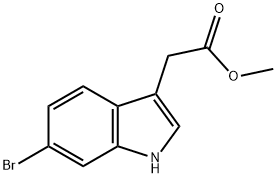 6-溴-1H-吲哚-3-乙酸甲酯,152213-63-3,结构式