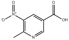 6-甲基-5-硝基吡啶-3-羧酸,1523570-93-5,结构式