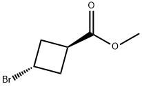 Methyl trans-3-broMocyclobutane-1-carboxylate 结构式