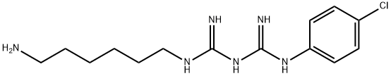 N-(6-AMinohexyl)-N'-(4-chlorophenyl)iMidodicarboniMidic DiaMide Structure