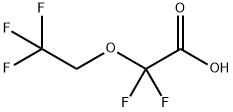 2,2-二氟-2-(2,2,2-三氟乙氧基)乙酸,152538-73-3,结构式