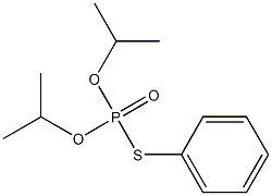 O,O-diisopropyl S-phenyl phosphorothioate 化学構造式