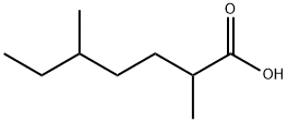 2,5-DIMETHYLHEPTANOIC ACID, 15313-67-4, 结构式