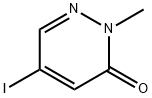 5-ヨード-2-メチル-3(2H)-ピリダジノン 化学構造式
