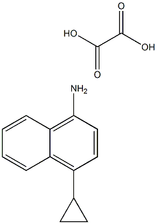 1-aMino-4-cyclopropylnaphthalene oxalate Struktur