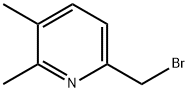 6-(BroMoMethyl)-2,3-diMethylpyridine Struktur