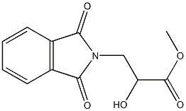 Methyl 3-(1,3-dioxoisoindolin-2-yl)-2-hydroxypropanoate Struktur