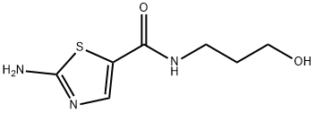 2-AMino-N-(3-hydroxypropyl)thiazole-5-carboxaMide Struktur