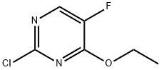 2-Chloro-4-ethoxy-5-fluoropyriMidine 化学構造式