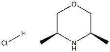 CIS-3,5-ジメチルモルホリン塩酸塩 化学構造式