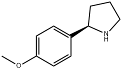 1-((2R)PYRROLIDIN-2-YL)-4-METHOXYBENZENE Structure