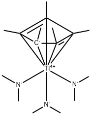 五甲基环戊二烯基三（二甲基氨基）钛（IV）,154940-96-2,结构式