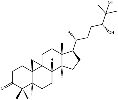 24,25-二羟基环木菠萝烷-3-酮, 155060-48-3, 结构式
