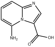 5-氨基咪唑并[1,2-A]吡啶-3-甲酸, 1557342-69-4, 结构式