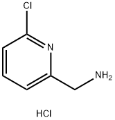 (6-氯吡啶-2-基)甲胺二盐酸盐 结构式