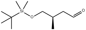 R-4-叔丁基二甲基硅氧基-3-甲基丁醛, 156757-31-2, 结构式