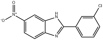 2-(3-Chlorophenyl)-5-nitrobenziMidazole, 95% Struktur