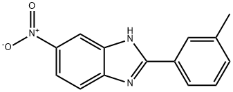 5-Nitro-2-(3-Methylphenyl)benziMidazole, 95% Structure