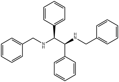 1S,2S-N,N'-bis(phenylMethyl)-1,2-diphenyl-1,2-EthanediaMine Structure