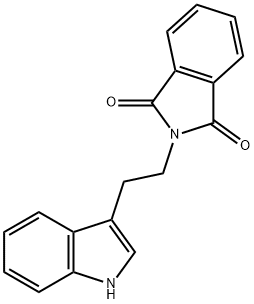 2- [2-(1H-吲哚-3-基)乙基]异吲哚-1,3-二酮, 15741-71-6, 结构式