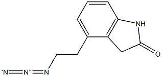 4-(2-Azidoethyl)-1,3-dihydro-2H-indol-2-one Structure