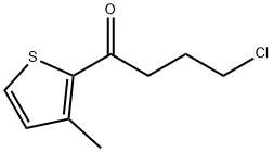 4-Chloro-1-(3-Methyl-2-thienyl)-1-butanone Struktur