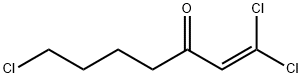 1,1,7-三氯-1-庚烯-3-酮, 158355-41-0, 结构式