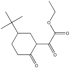 ethyl 2-(5-(tert-butyl)-2-oxocyclohexyl)-2-oxoacetate Structure