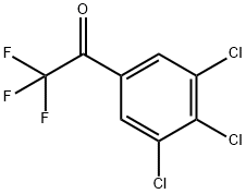 2,2,2-三氟-1-(3,4,5-三氯苯)乙酮,158401-00-4,结构式