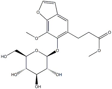 クニジオシドBメチルエステル 化学構造式