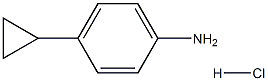 4-环丙基苯胺盐酸盐, 1588440-94-1, 结构式