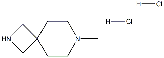 7-Methyl-2,7-diazaspiro[3.5]nonane dihydrochloride Structure