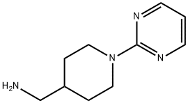 (1-PyriMidin-2-ylpiperid-4-yl)MethylaMine, 97%,158958-53-3,结构式
