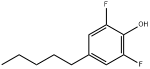 4-戊基-2,6-二氟苯酚,159077-78-8,结构式