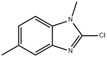 2-氯-1,5-二甲基-1H-苯并[D]咪唑, 15965-60-3, 结构式