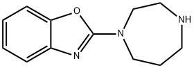 2-[1,4]二氮杂环庚烷-1-基-苯并恶唑, 159731-55-2, 结构式