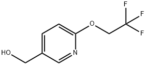 (6-(2,2,2-Trifluoroethoxy)pyridin-3-yl)Methanol Struktur