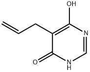 5-烯丙基嘧啶-4,6-二醇 结构式