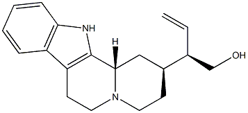 (2S,βR)-β-Vinyl-1,2,3,4,6,7,12,12bβ-octahydroindolo[2,3-a]quinolizine-2-ethanol Structure