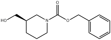 (3R)-3-羟甲基-1-哌啶甲酸苯基甲酯, 160706-61-6, 结构式