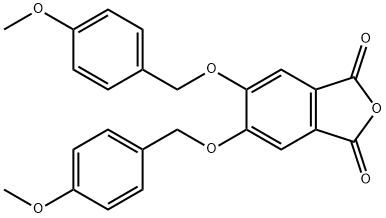 5,6-二((4-甲氧基苄基)氧基)异苯并呋喃-1,3-二酮, 1609071-04-6, 结构式