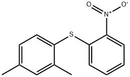 2-(2,4-二甲基苯硫基)硝基苯, 1610527-49-5, 结构式