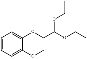 邻甲氧基苯氧基乙醛缩二甲醇, 161364-38-1, 结构式