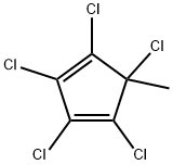 1,2,3,4,5-Pentachloro-5-Methylcyclopentadiene Struktur